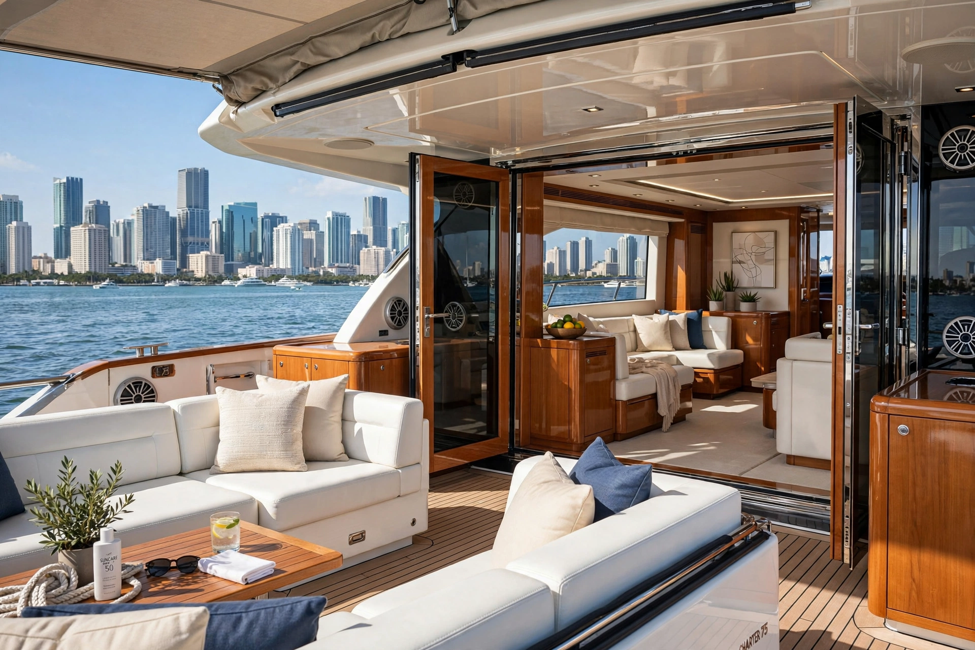 Miami 85ft Super Yacht Charter