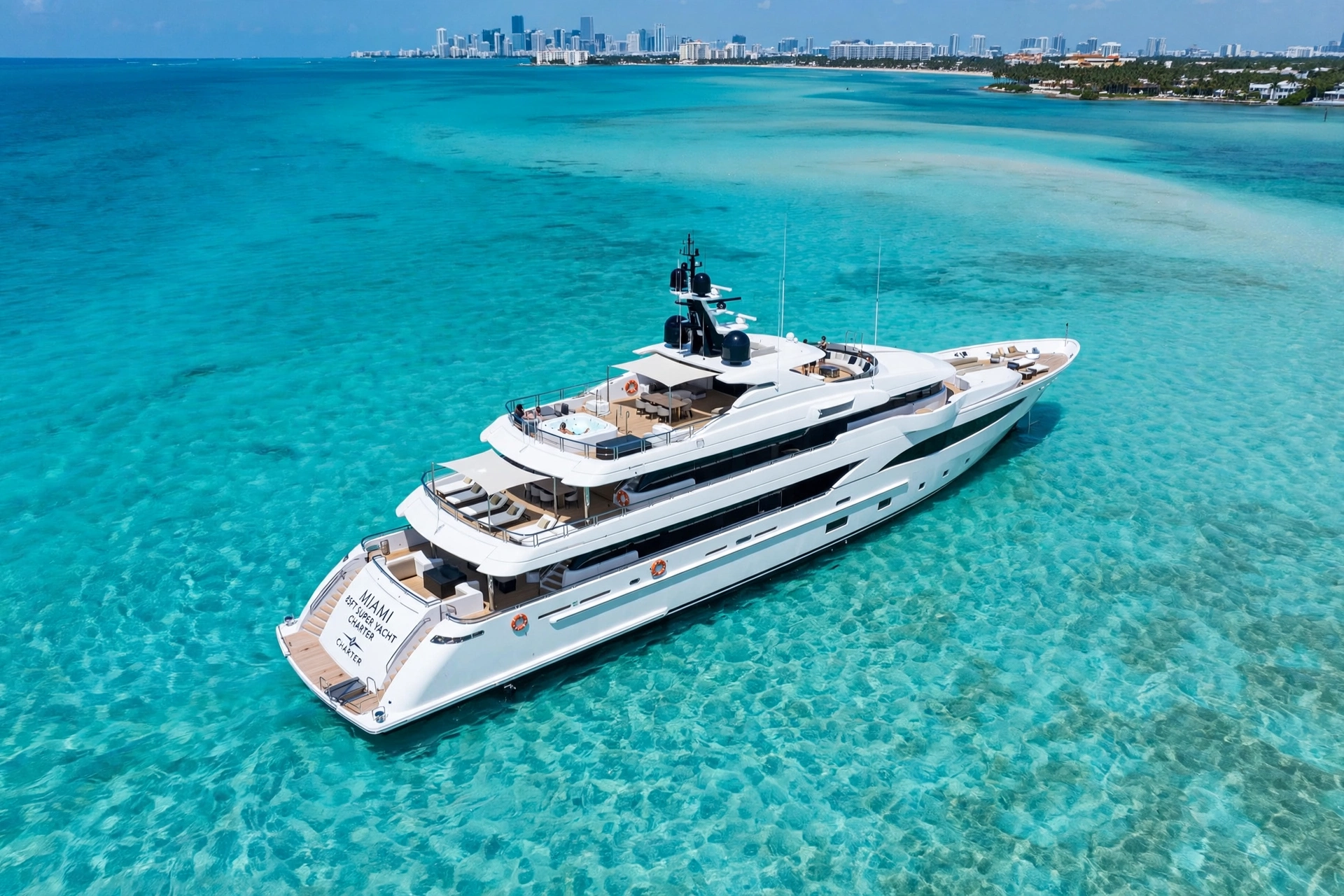 Miami 65ft Luxury Yacht Charter