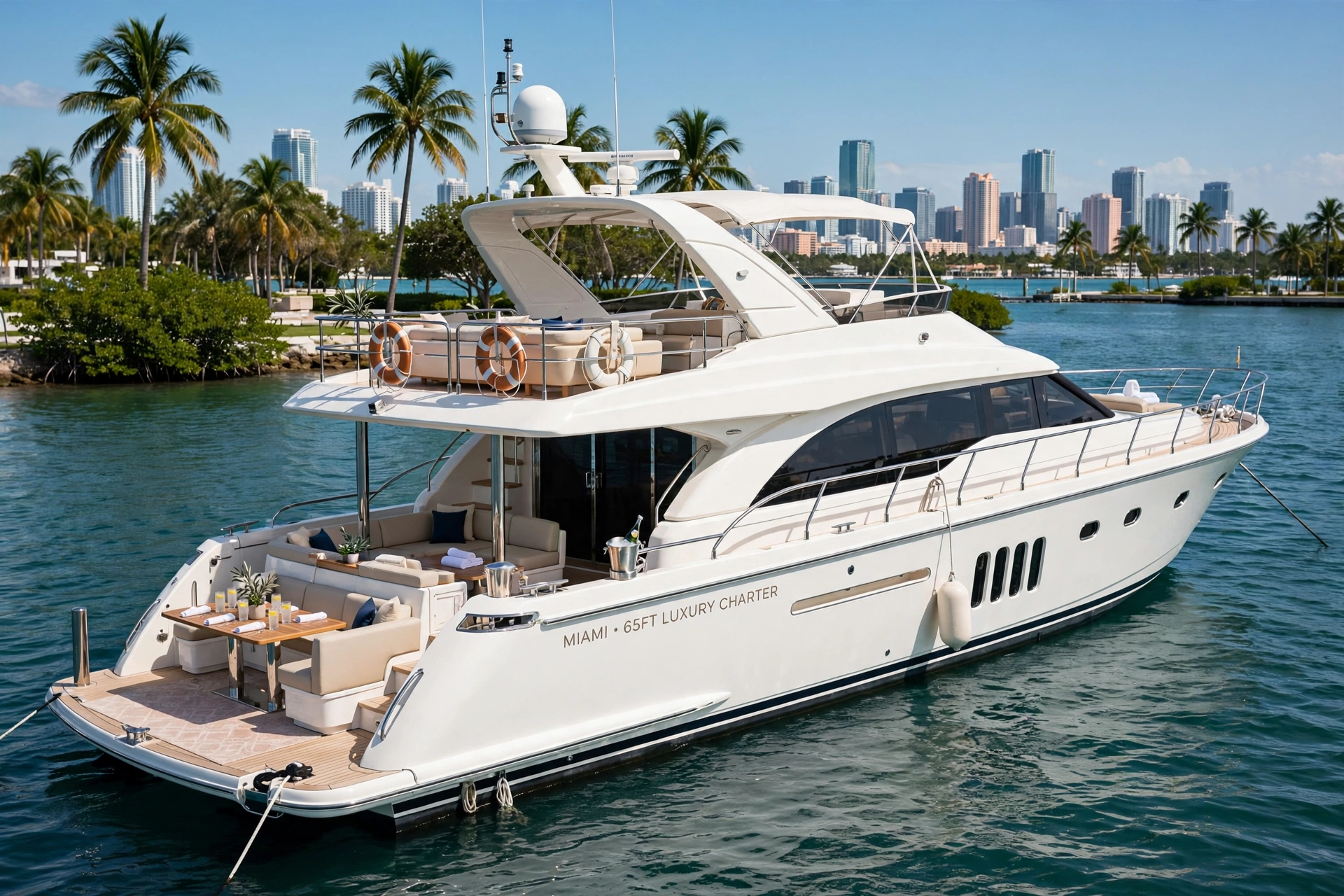 Miami 42ft Yacht Charter