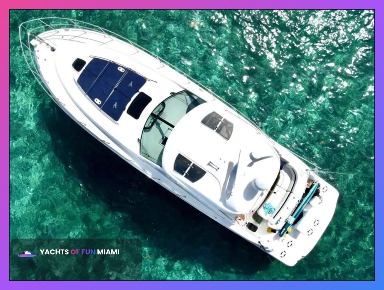 Miami Yacht Aerial View